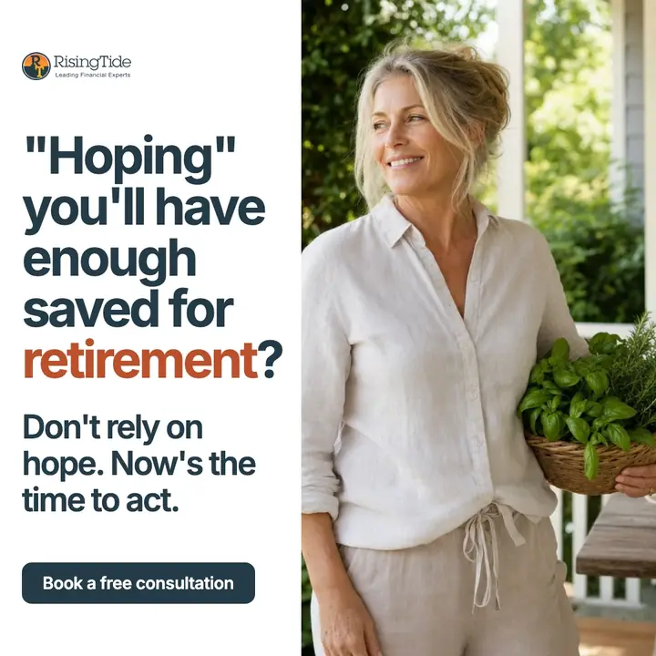 First finished Rising Tide Financial image ad
